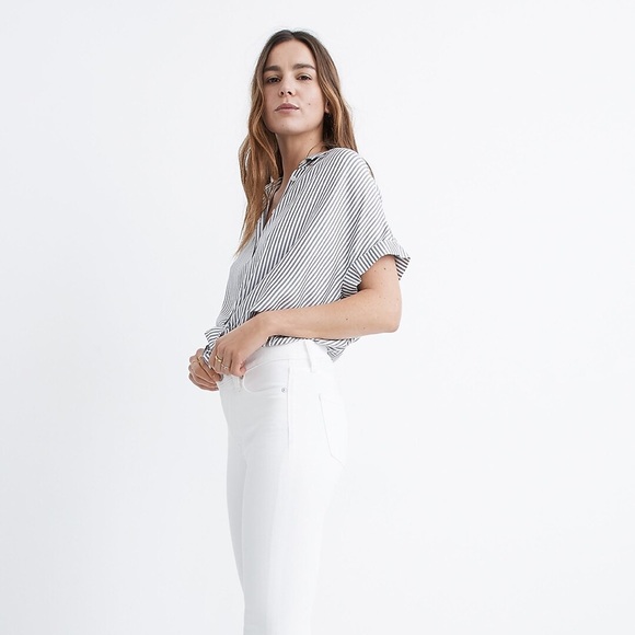 Madewell Tops - Madewell Central Tunic Shirt in Ombré Gingham Check